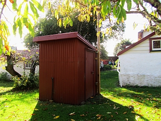 Williams House Paihia - view of completed pumphouse