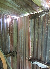 Williams House Paihia - internal pumphouse decay